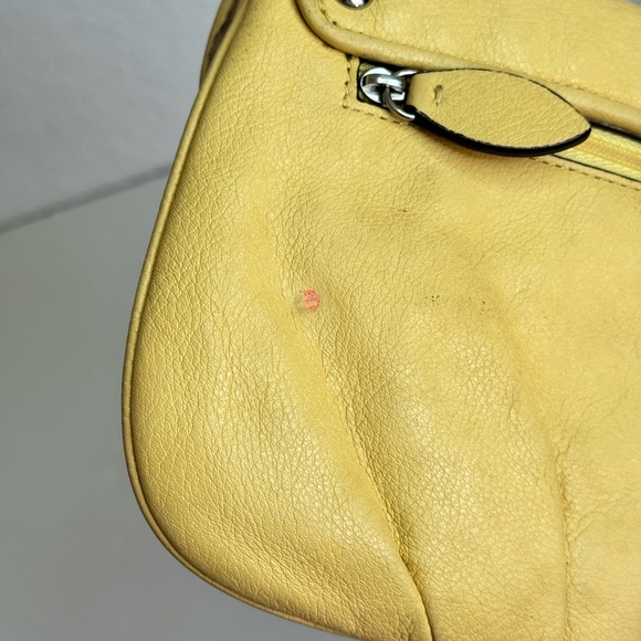 Coach Yellow Leather Large Wristlet Clutch - Picture 5 of 10
